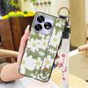 Fashion Design Wrist Strap Phone Case For UMIDIGI A15/A15C Protective Ring Anti-dust Back Cover Anti-knock Wristband
