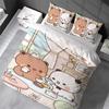 Cartoon Bubu Dudu  Lovers Duvet Cover Set Home Style Bedding Soft Laundry Cotton Bed 3 Piece Set Student Dormitory Gift