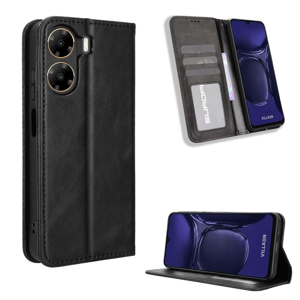 Flip Cover For Philips Essence 12 Leather Case [Flip Vintage Leather] Shockproof Durable Retro Phone Case