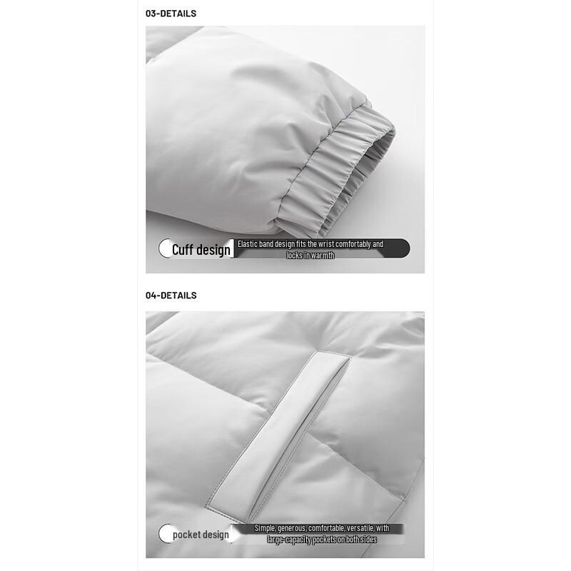 Mark Fairwhale Men's Stand Collar Puffer Jacket