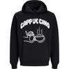 Jack And Jones Mens Cappuccino Oversized Hoodie
