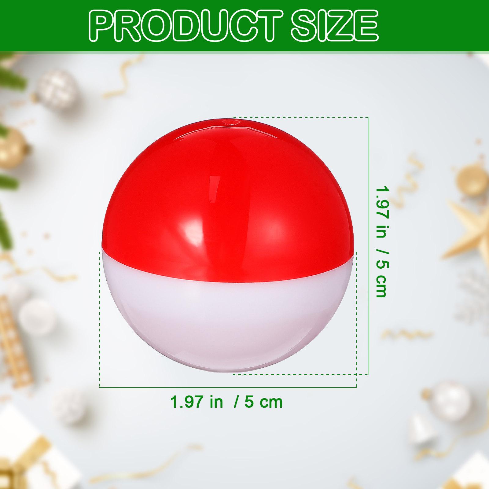 20 Pcs Colorful Ball 20Pcs Vending Machine Capsules Empty Round Capsules Plastic Containers Capsules For Prizes Party Favors