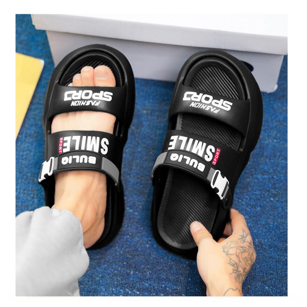 Léto Muži a ženy One Word Drag Trend Tisk dopisů Pohodlné Dvoubarevné Spodní část, eva Neformální Venkovní plážové sandály Pantofle