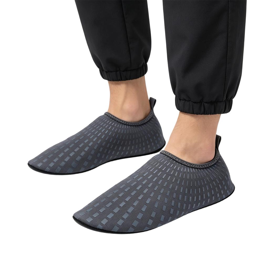 Unisex Large Size Water Shoes Lightweight Quick Drying Non Slip Aqua Socks for Swimming Beach Snorkeling and River Trekking