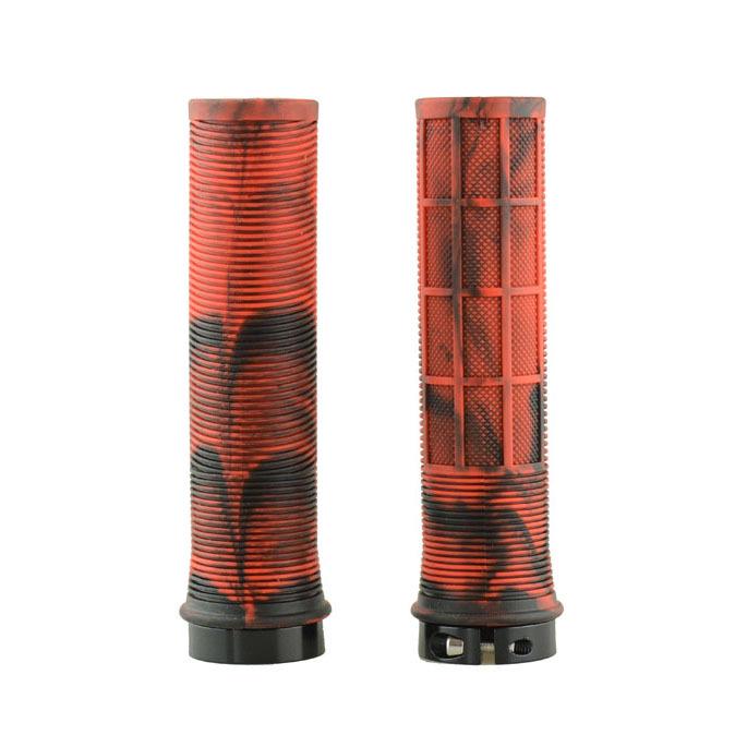 Camouflage Non-Slip Rubber Handlebar Grips for Folding, Mountain, and Electric Bikes