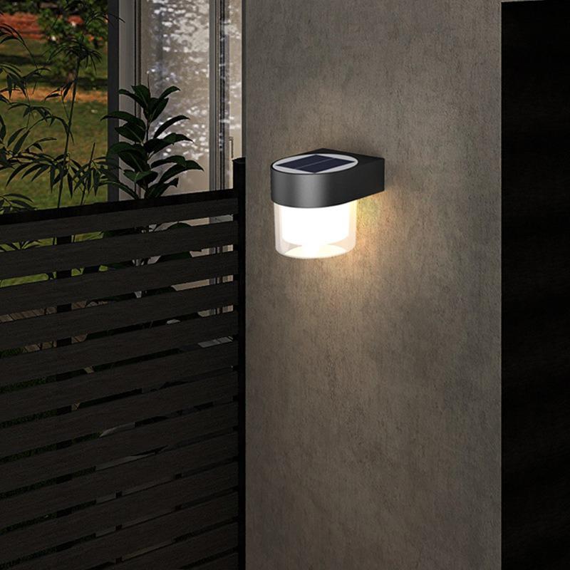 Outdoor Solar LED Wall Light IP65 Waterproof Exterior Wall Light Porch Courtyard Garden Balcony Outdoor Decorative Lighting
