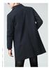 Men's Mid-Length High-End Trench Coat - Trendy Casual & Business Attire for Spring and Autumn