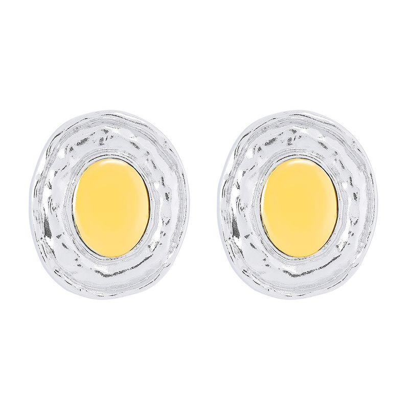 European and American Retro Vintage Gold Series Earrings, Gold-Plated, Unique Design, Stud-Style Earrings for Women