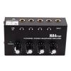 4 Port Headphone Amplifier HA4 Plus Studio Headphone Splitter for Professional Audio Enhancement