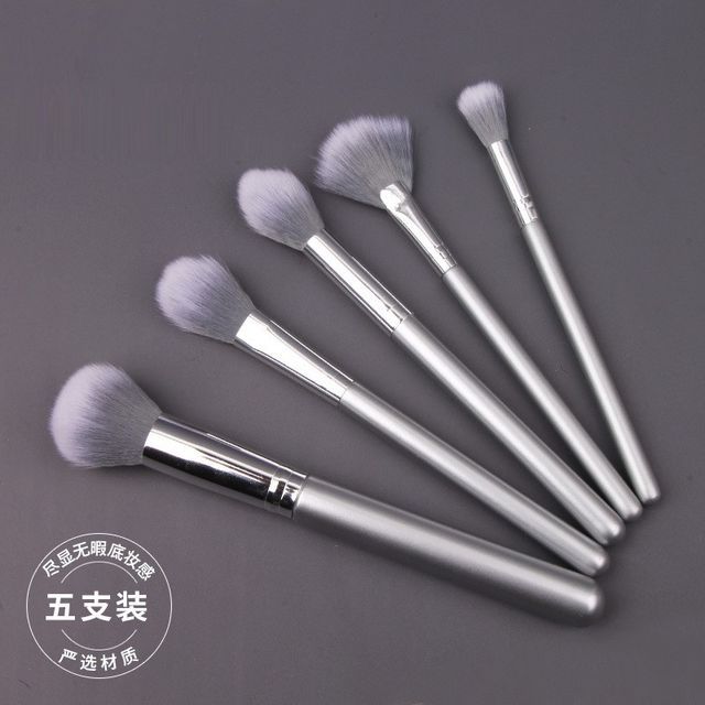 

REGENBOOG - Set of 5: Makeup Brush Set of 5 Pcs - Silver