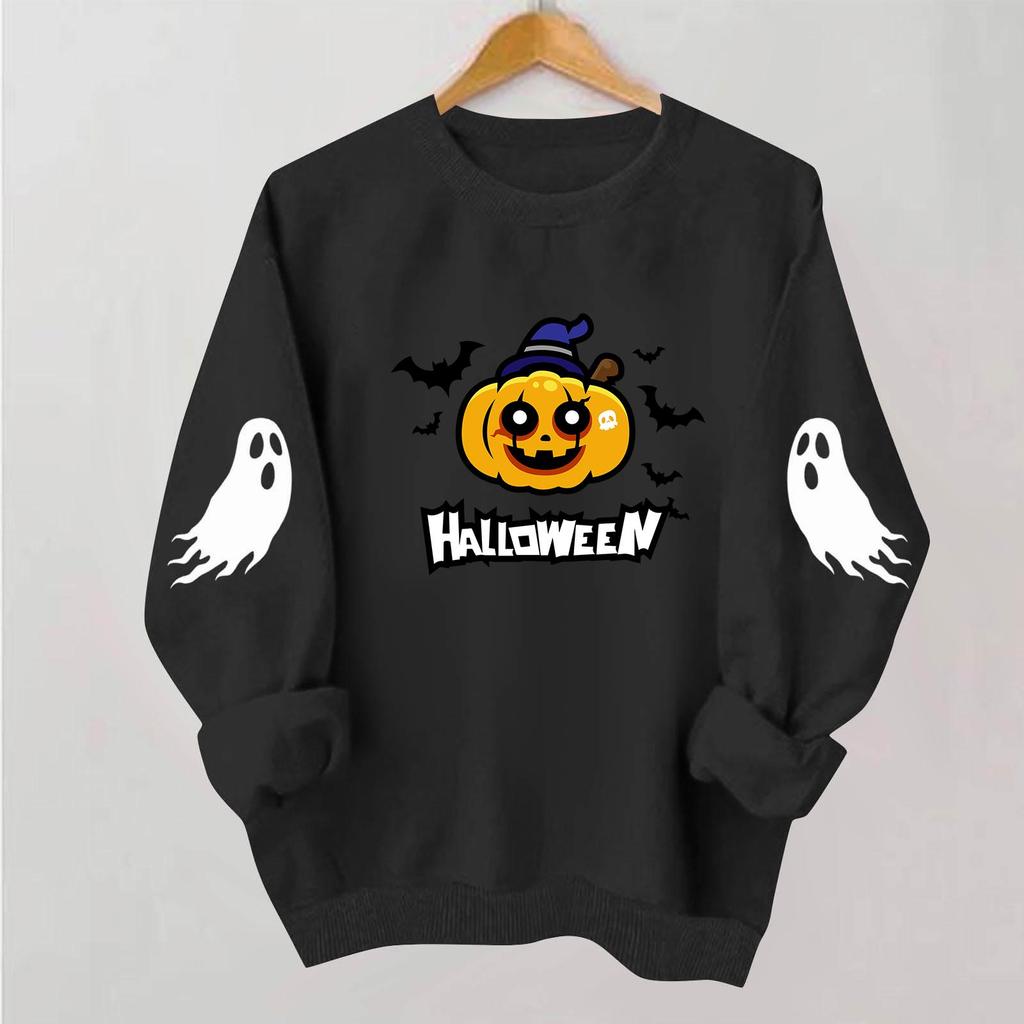 Women's Casual Halloween Hoodie Long Sleeve Pullover