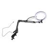 26cm Ring Light Overhead Phone Mount 5cm Maximum Clamp Thickness Desk Ring Light with Clamp for Make