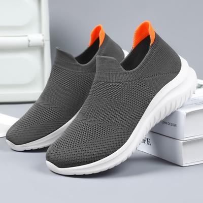 Summer Women's Shoes Versatile New Soft-soled Comfortable Women's Casual Single Shoes Breathable Mesh Shoes One-pedal Walking Shoes