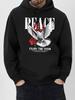 Unisex New Stylish Hoodie Featuring a Unique Peace Dove Print, Perfect for Casual Wear In Autumn And Winter, Comfortable And Versatile with Long Sleev