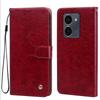 Vintage Crazy Horse Texture PU Leather Flip Wallet Phone Case for Vivo Y36 5G,Y36 4G,Y27 5G,Y27s Card Holder Kickstand Shockproof Protective Cover