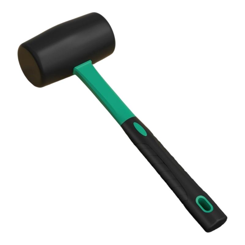 Heavy Duty AntiSlip Rubber Hammer Professional Tile Laying Tool With Ergonomic Grip And Double Head Design Mallets