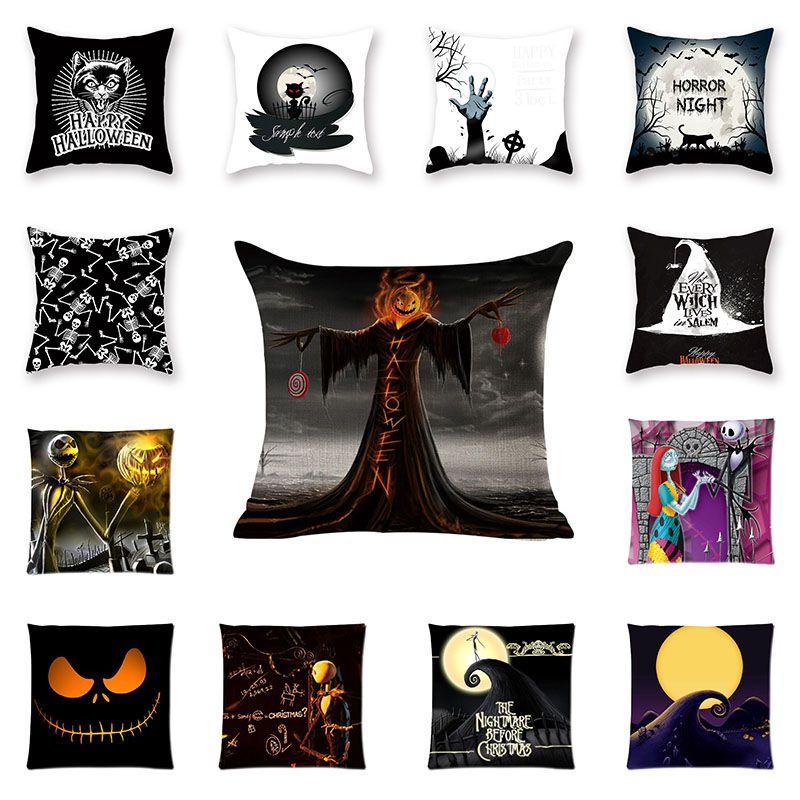 Super Soft Peach Skin 17.7'' Xmas Gift The Nightmare Before Christmas Pillowcase