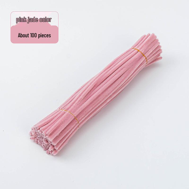 Chenille Stems [Zinc Art] Macaron Wool Strips for DIY Children's Toy and Bouquet Crafts.