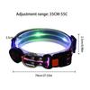 Dog Led Light Up Collar Rechargeable Waterproof Glowing Adjustable Dog Collar Weather Proof Dog Lights For Night Walking