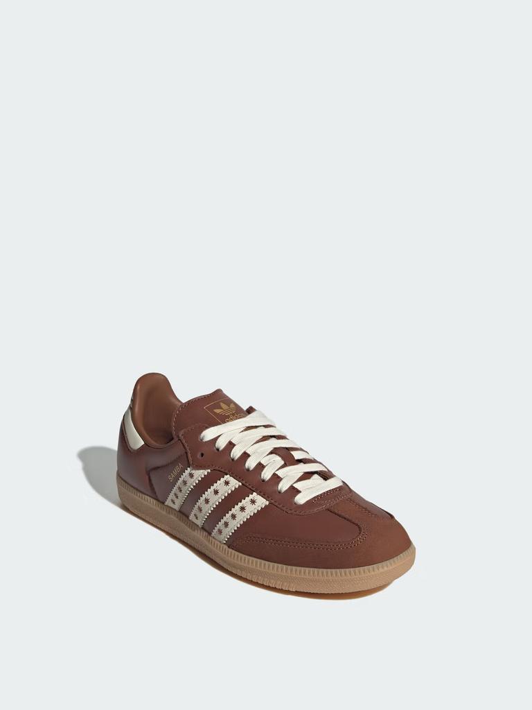 Adidas "T-Head Shoes" SAMBA OG Classic Sneakers Training Shoes for Women Adidas Clover Pattern JR8821