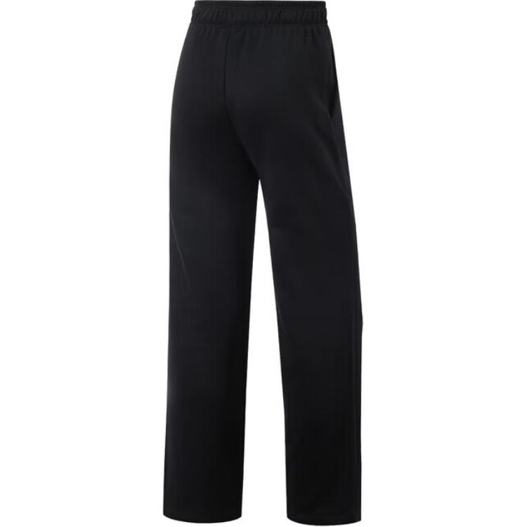 Li-Ning Comfortable Casual Straight Leg Simple Knitted Sports Pants Women Bottoms Black AKLU598-3