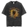 Italian Brainrot Chimpanzini Bananini Vintage Washed T-shirts Banana Monkey Funny Meme T-shirt Casual Geek T Shirts Unisex