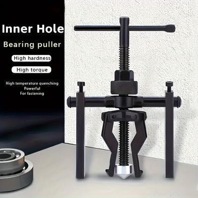 3-Jaw Car Bearing Puller Tool Kit - Durable Steel, Multi-Functional Wheel & Pulley Removal Extractor For Automotive Maintenance