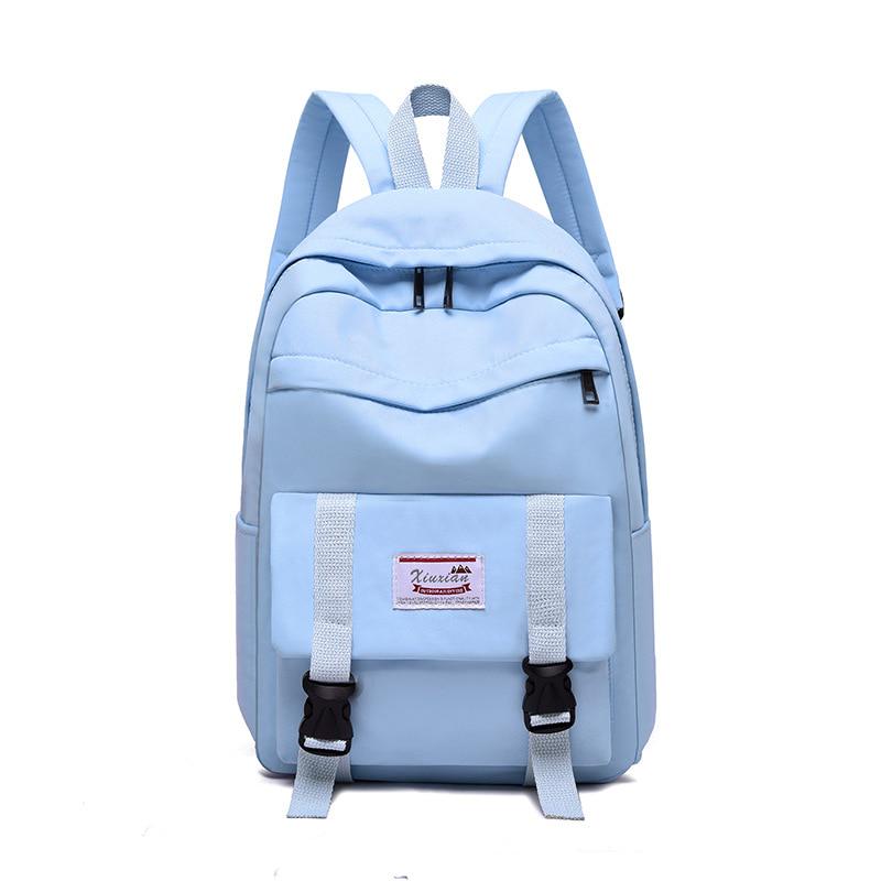 girls blue backpack
