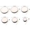 1Pc 4/6/7/8/9/10 Inch Wooden Frame Drums Hand Drum With Drum Stick Set Percussion Instrument For Kids Infant Enlightenment Tools