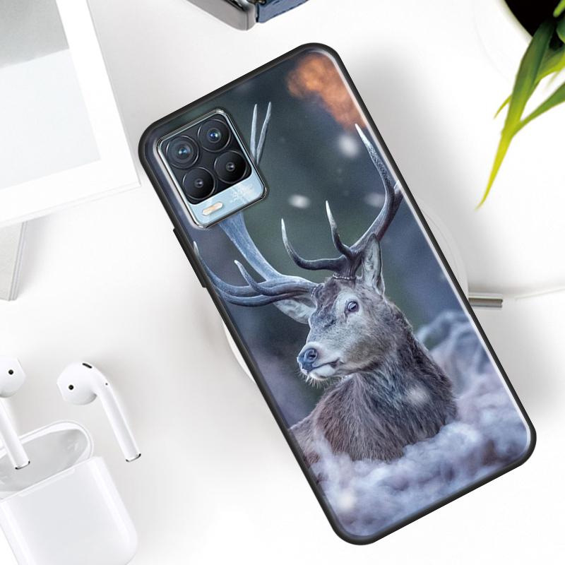 Deer Case For Realme 15 11 12 13 14 Pro Plus C63 C61 C55 C51 C53 C25 C65 C67 C71 C75 GT6 GT7 Pro