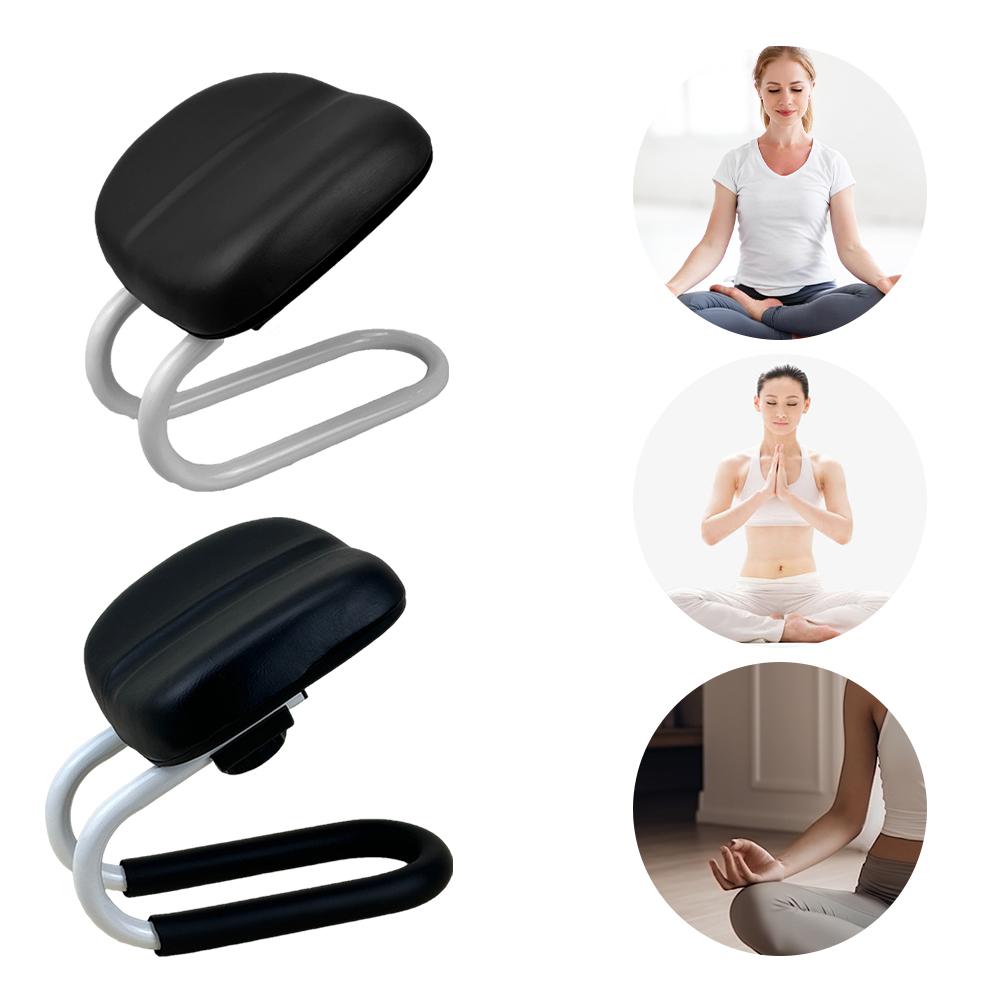 Meditation Stool Adjustable Height Portable Prayer Stool Non-slip Leg Sleeve Ergonomic Kneeling Chair Meditation Accessories