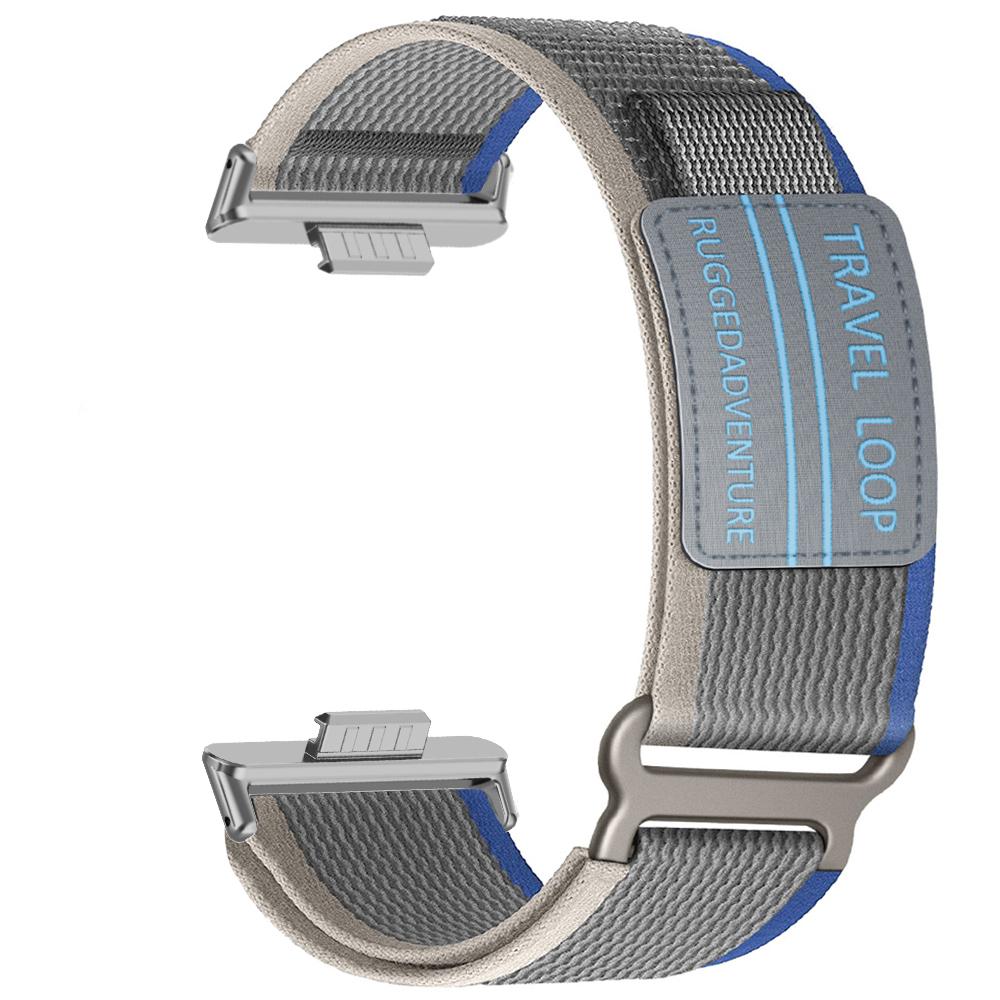 

Нейлоновий ремінець для Huawei Watch Fit 4 Pro Band Спортивний чоловічий жіночий змінний браслет Huawei Fit 3 Fit 4 Travel Loop Аксесуари Huawei Fit 4 Pro &Silver синій