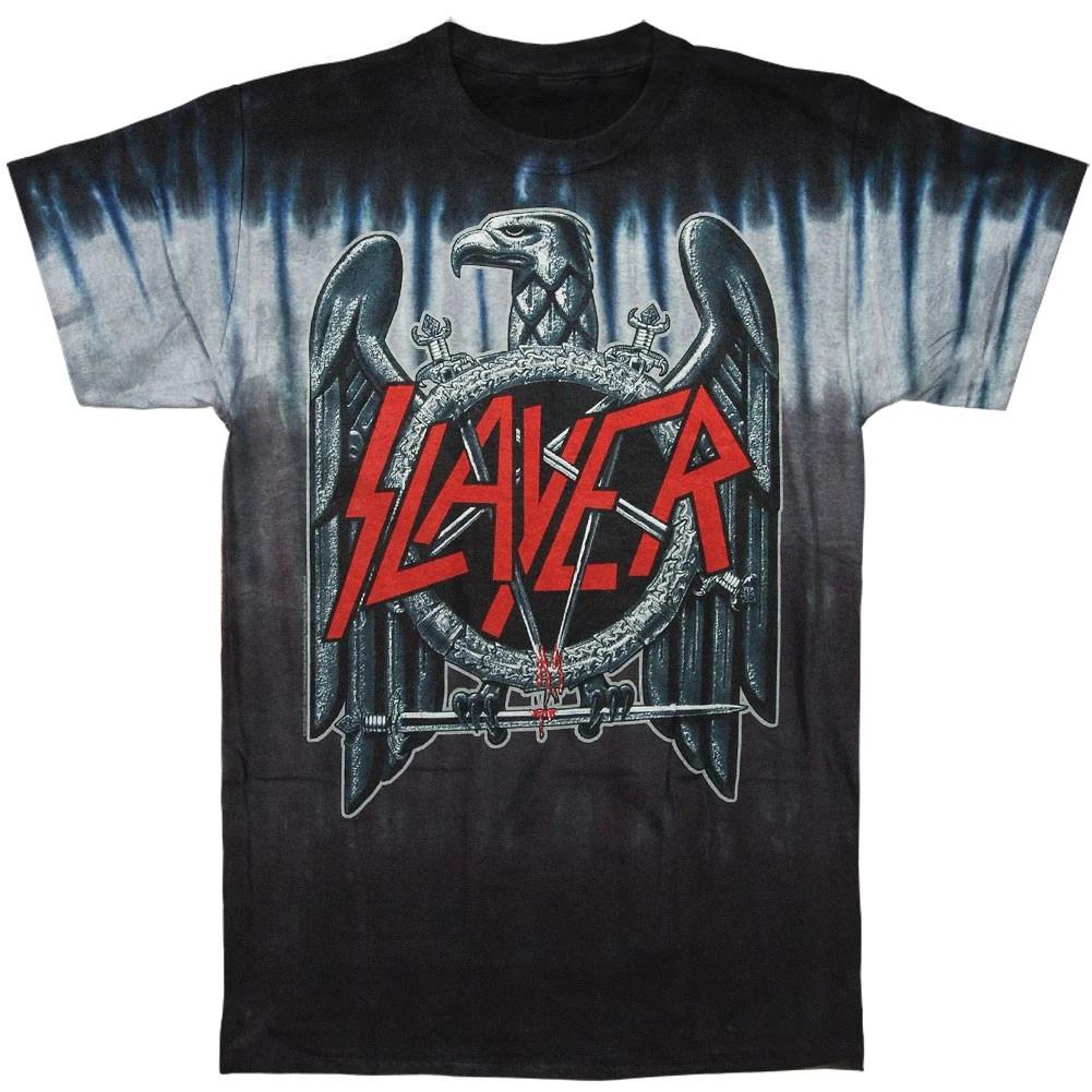 Men s Slayer Eagle Tie Dye T-shirt Small Multi XL