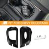 Black Key Fob Case Protector Cover Trim For Chevy SilveradoSuburbanTahoe +
