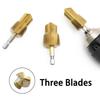 4/6 point hexagonal handle tapping lifting drill bit three blade step drilling water electrician PPR water pipe drilling tool