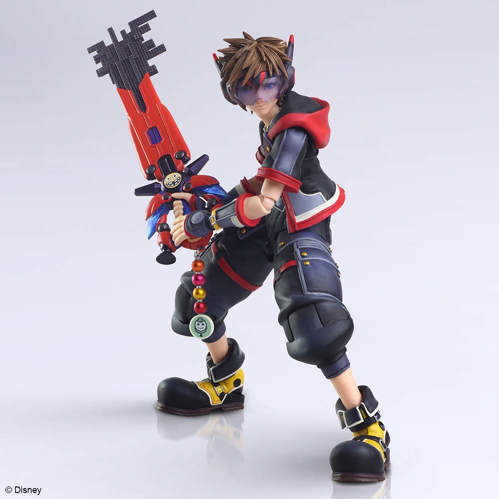 KINGDOM HEARTS III BRING ARTS Sora Version 2 PVC Painted Action Figure