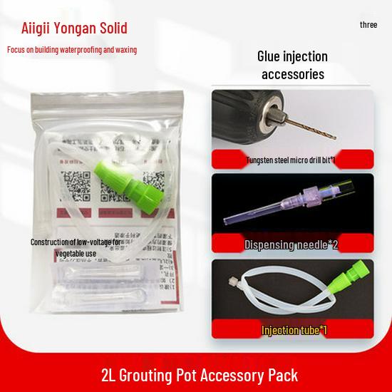 Eco-Friendly Tile Drill & Grout Glue Injection Kit for Efficient Ceramic Tile Work