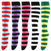 Knee High Striped  Sock 9 Colors Calf Sock Fashion Accessory Striped Sock  Costume Parties