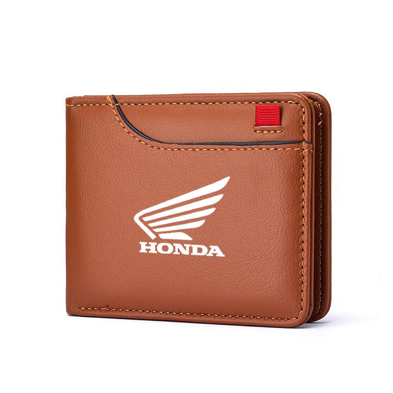 Car Driving Document ID Card Men's Short Wallet For Honda CBR 125R 954 600 650F 650R 1100XX 1000F CBR 600RR 1000RR EB1