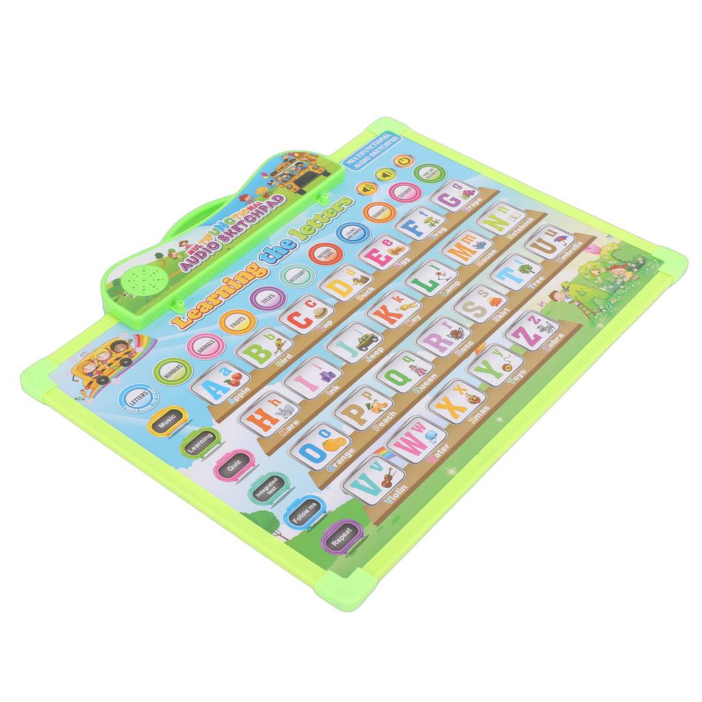 English Alphabet Poster for Kids Electronic Alphabet Wall Chart Talking ABC Educational Toy for 3 To 8 Years Old