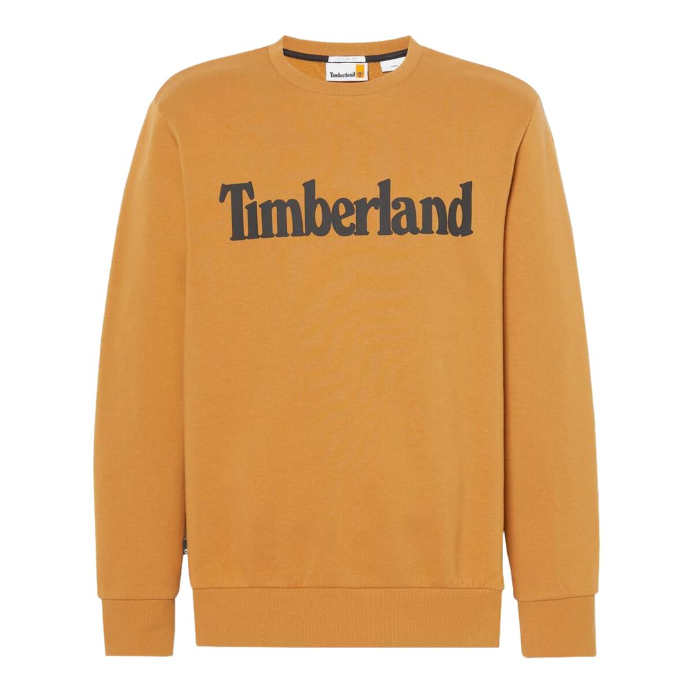 

Мужской свитшот Timberland Northwood с логотипом, начесом сзади, круглым вырезом, цвет пшеничный ботинок, размер S, TB0A4455P471