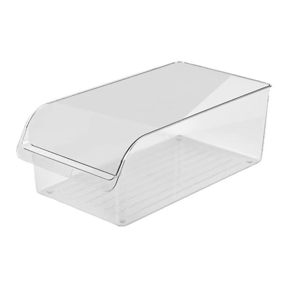 PET Refrigerator Storage Bins Clear View Stackable Design Drawer Organizer BPA-Free Food Grade Food Storage Container