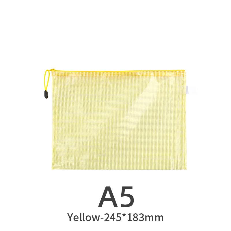 

A3 A4 A5 A6 Портативная сумка для файлов на молнии Прозрачная однослойная сетка Студенческая тестовая бумага Сумка для хранения данных Офисные файлы Канцелярские принадлежности