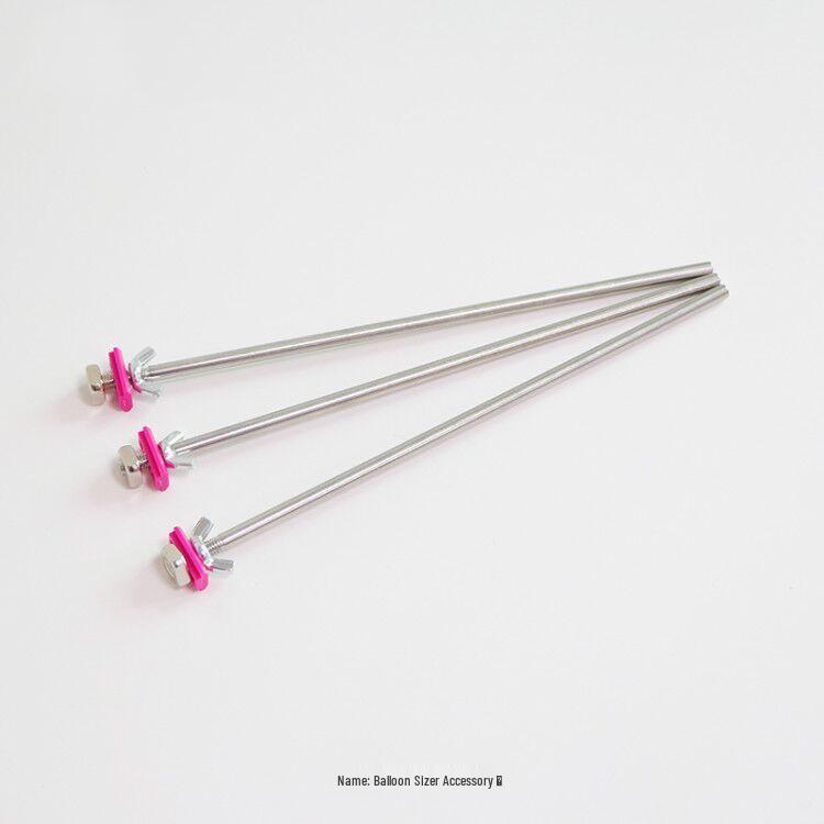 Règle télescopique métallique pour ballons avec bouchon d'eau et base en nid d'abeille