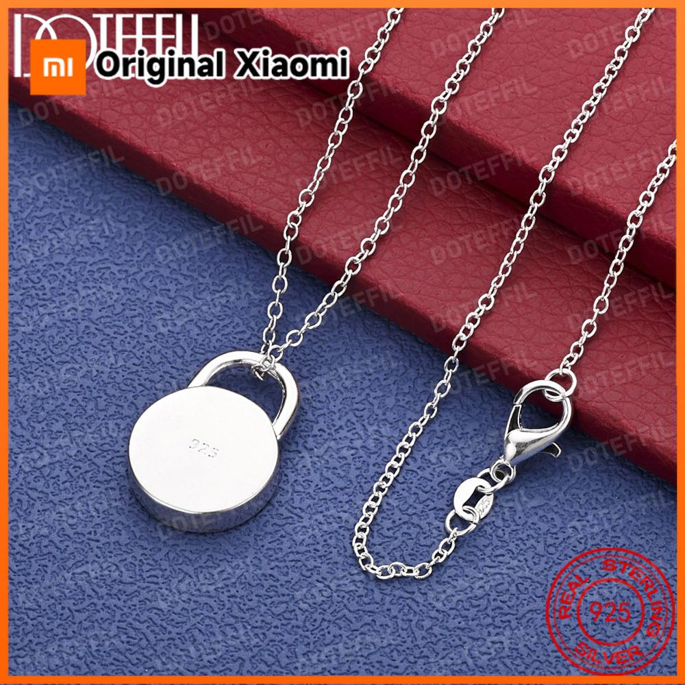 Xiaomi Colier pandantiv rafinat din argint sterling 925 în formă de inimă - Un accesoriu elegant pentru nuntă/petrecere pentru femei și prietene
