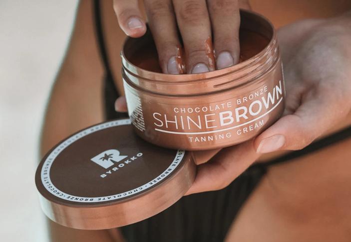 Byrokko Shine Brown Chocolate Bronze Illuminating Cream Beschleunigende Bräune 200ml