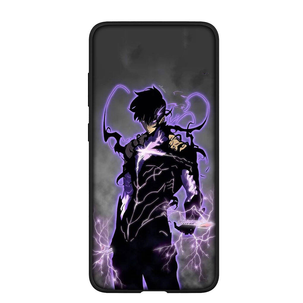 Phone Case for Samsung Galaxy S25 S23 S22 S24 Ultra FE A05 A06 A15 A16 A36 A37 A35 A54 A55 A56 A57 A25 A26 A53 Solo Leveling Anime Arise Poster Cover