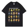 Lustiges Italienisches Brainrot Meme T-Shirt Herren Damen Kleidung Mode Cartoon Kurzarm T-Shirt Sommer Lässig Locker Baumwolle T-Shirts