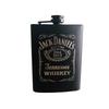 8oz 304 Stainless Steel Whisky Bottle Vodkal Hip Flask Black Body Alcohol Liquor Pocket Flagon