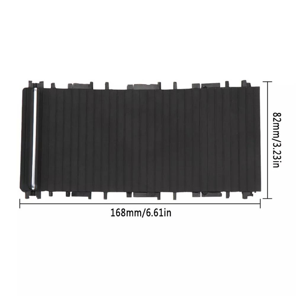 Center Console Tray Roller Blind Cover Black For BMW E46 328i 330 M3 1998-2005